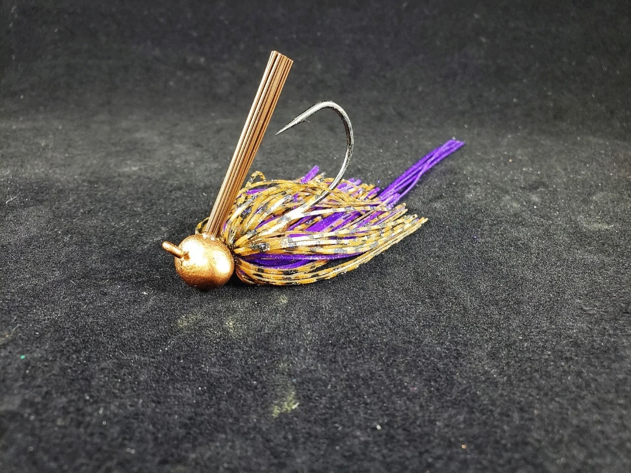angel fish hook FOOTBALL JIG 3/4 OZ. – Black Angel Lures