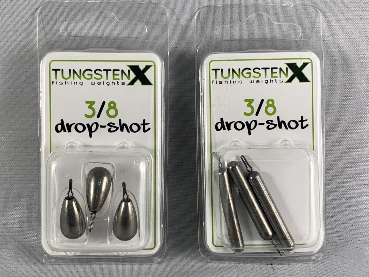 Mustad TitanX Tungsten Skinny Drop Shot Weights - American Legacy