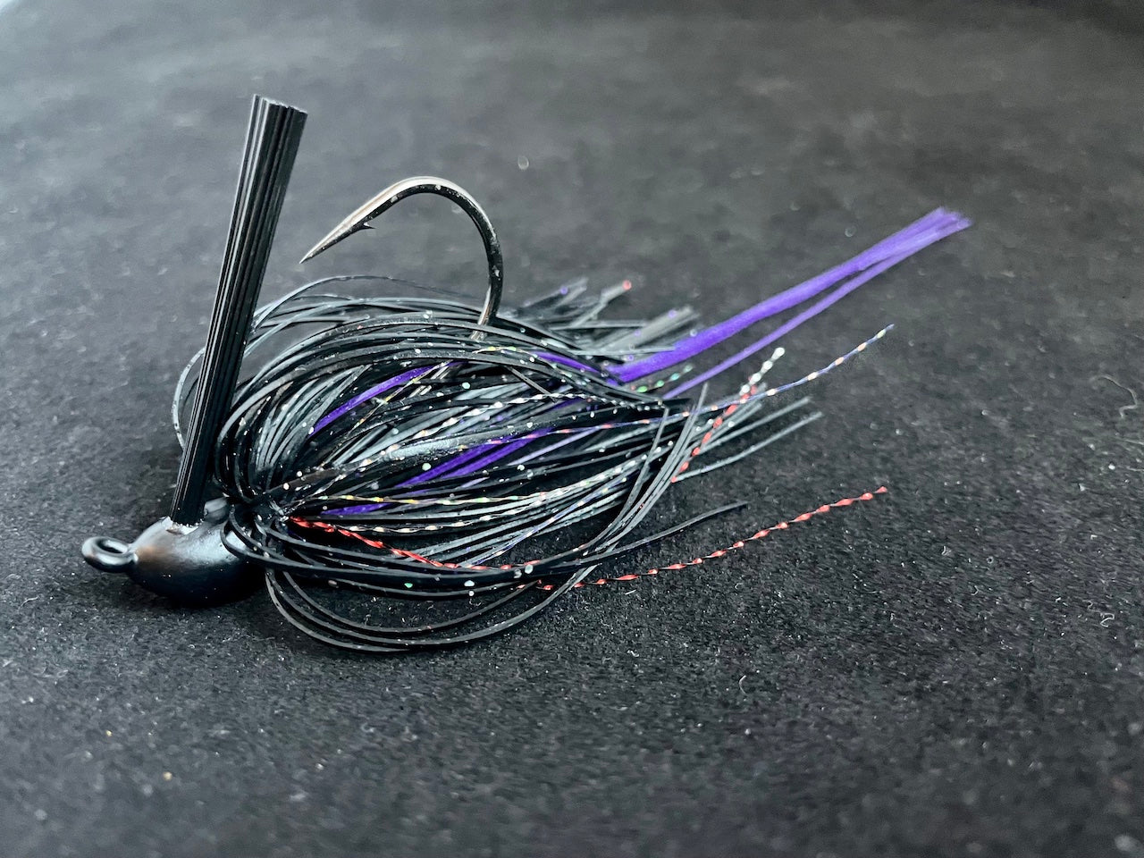 BAL's take on South African Special; black, purple, with strands of mylar. 